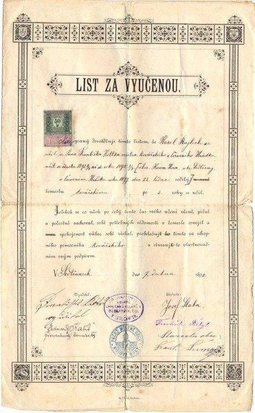 KarelRajlich_Listzavyucenou1895
