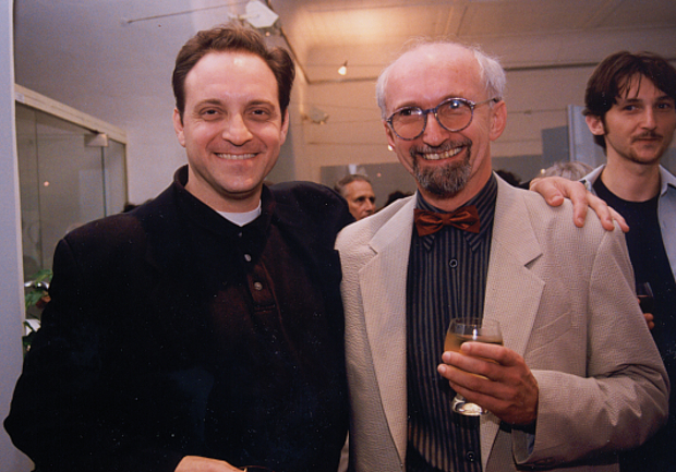 Jan Rajlich ml. a James Victore na Bienále Brno 1998