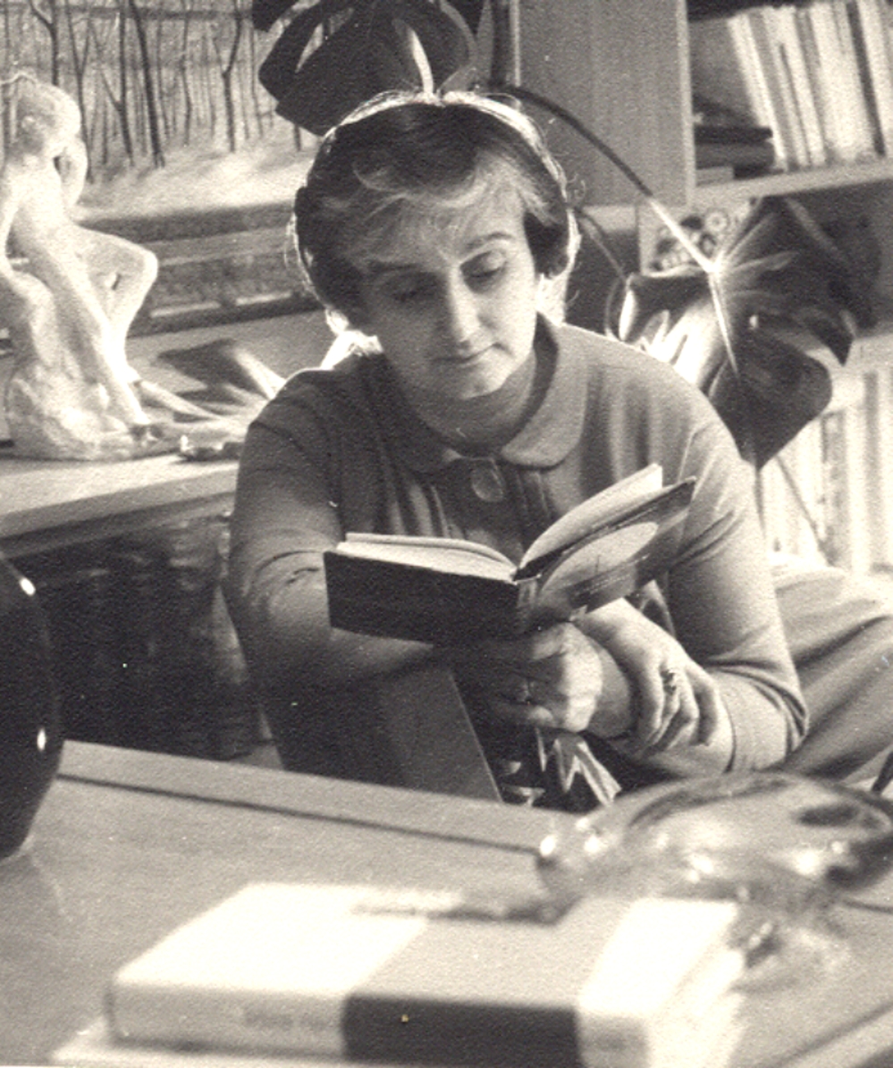 Božena Rajlichová na Úvoze v 60. letech