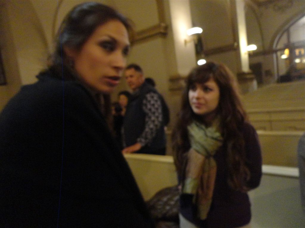 Jana Gorum a Magdaléna Rajlichová v kostele u sv. Salvátora