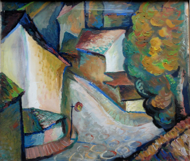RajlichJaroslav_st_Prazskymotiv_olej