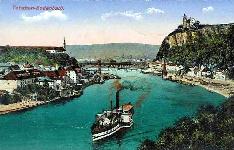 Děčín začátkem 20. stol.