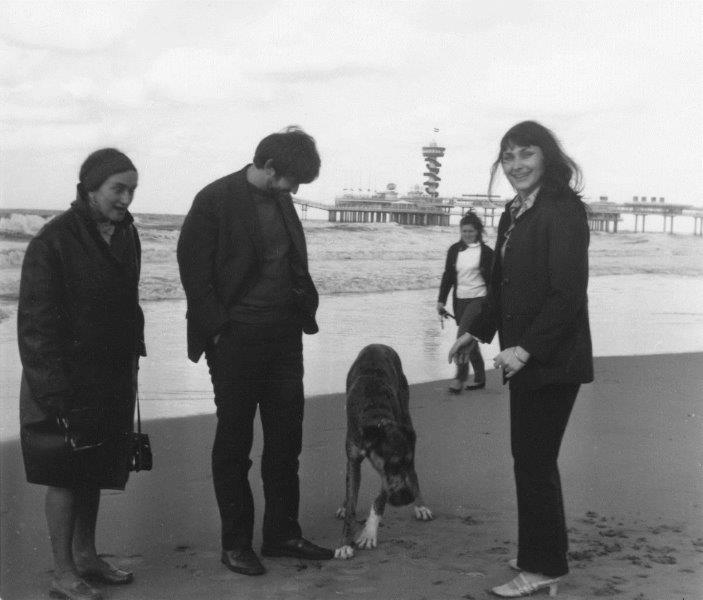 Tomas a Jitka Rajlichovi, Bozena a Jan Rajlichovi, Den Haag, 1969