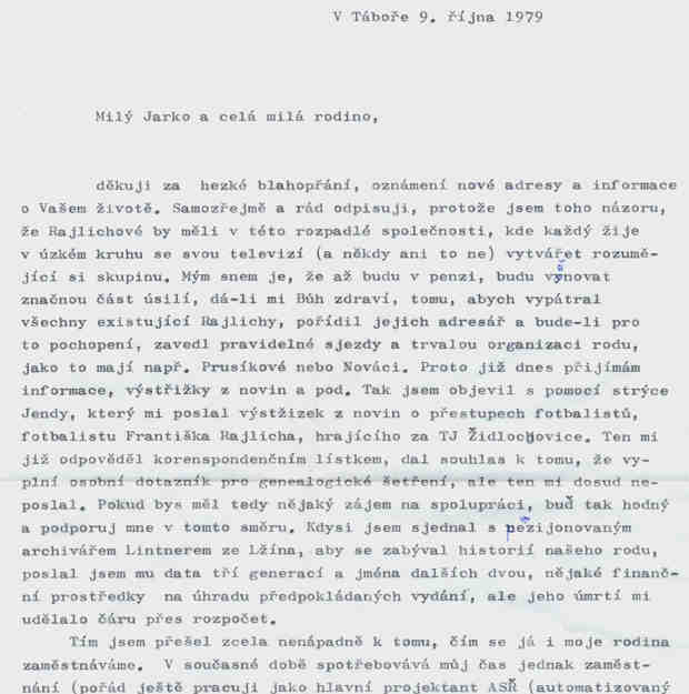 VaclavRajlich_dopisJarouskovi_9_10_1979_1str